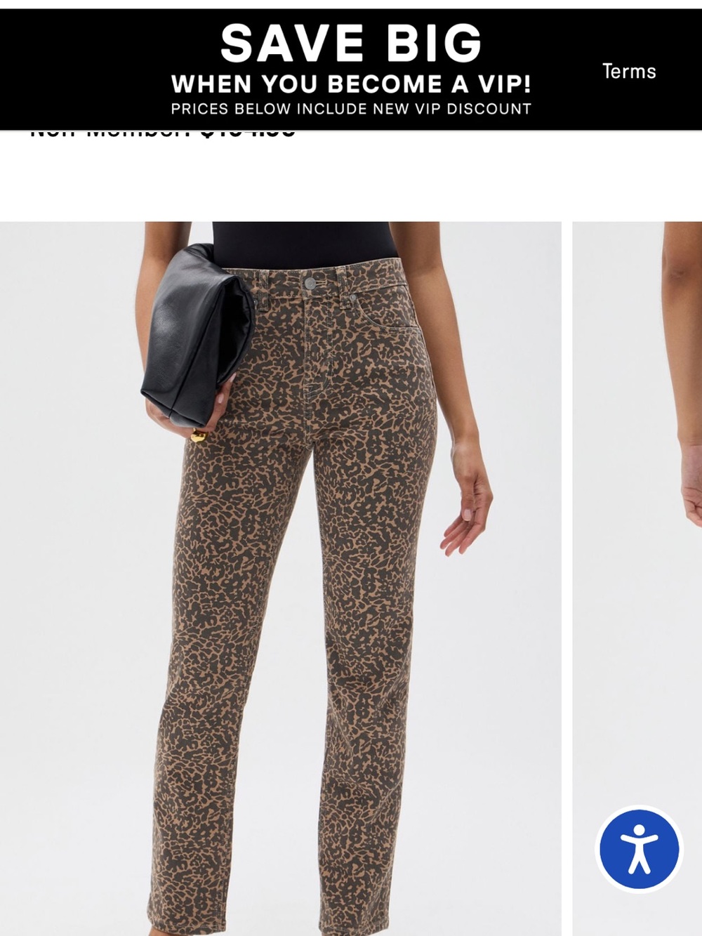 Fabletics Brown Leopard-Print Slim Straight Pants
